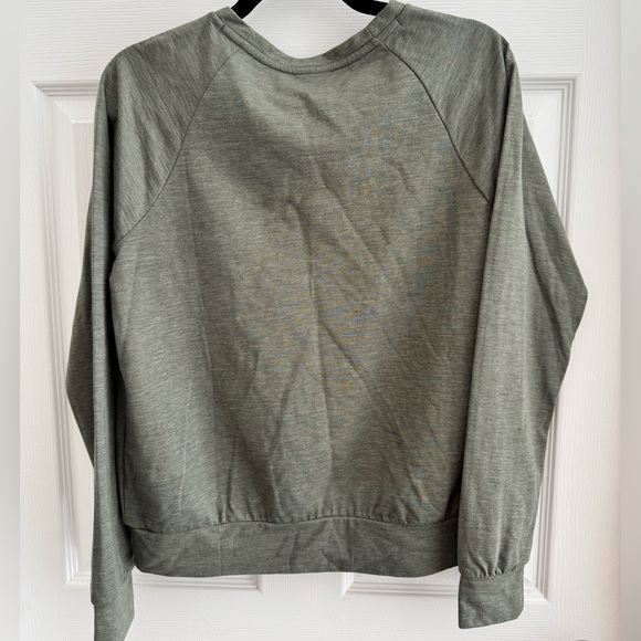 The North Face Women’s Lightweight Crewneck Pullover Green Medium - Picture 2 of 6